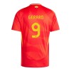 Maillot de Supporter Espagne Gerard Moreno 9 Domicile Euro 2024 Pour Homme